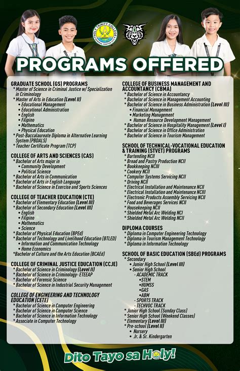 Holy Trinity College of General Santos City: Courses & Programs .